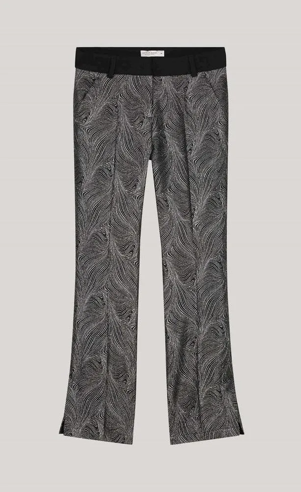 Summum Jacquard Bootcut Trouser