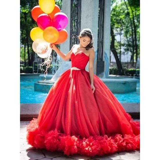 Sweet 16 Pink Quinceanera Dresses Off Shoulder Ruched Ball Gown Sweet 15 Dress Prom Gowns