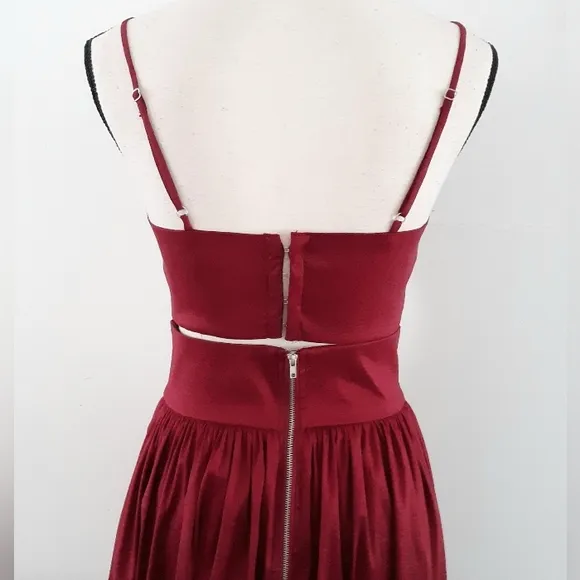 Taffeta 2 Piece Formal Maxi Skirt &amp; Top
