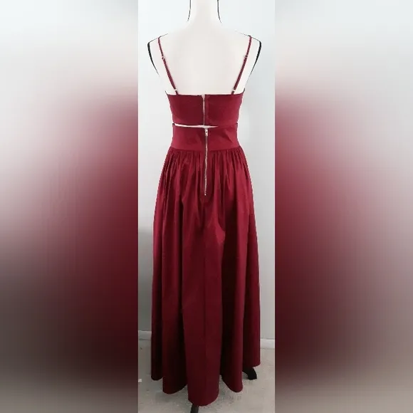 Taffeta 2 Piece Formal Maxi Skirt &amp; Top