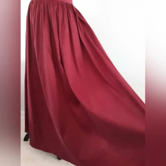 Taffeta 2 Piece Formal Maxi Skirt &amp; Top