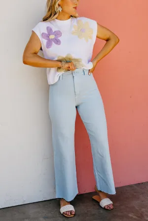 The Luciano Straight Wide Leg Denim Pants