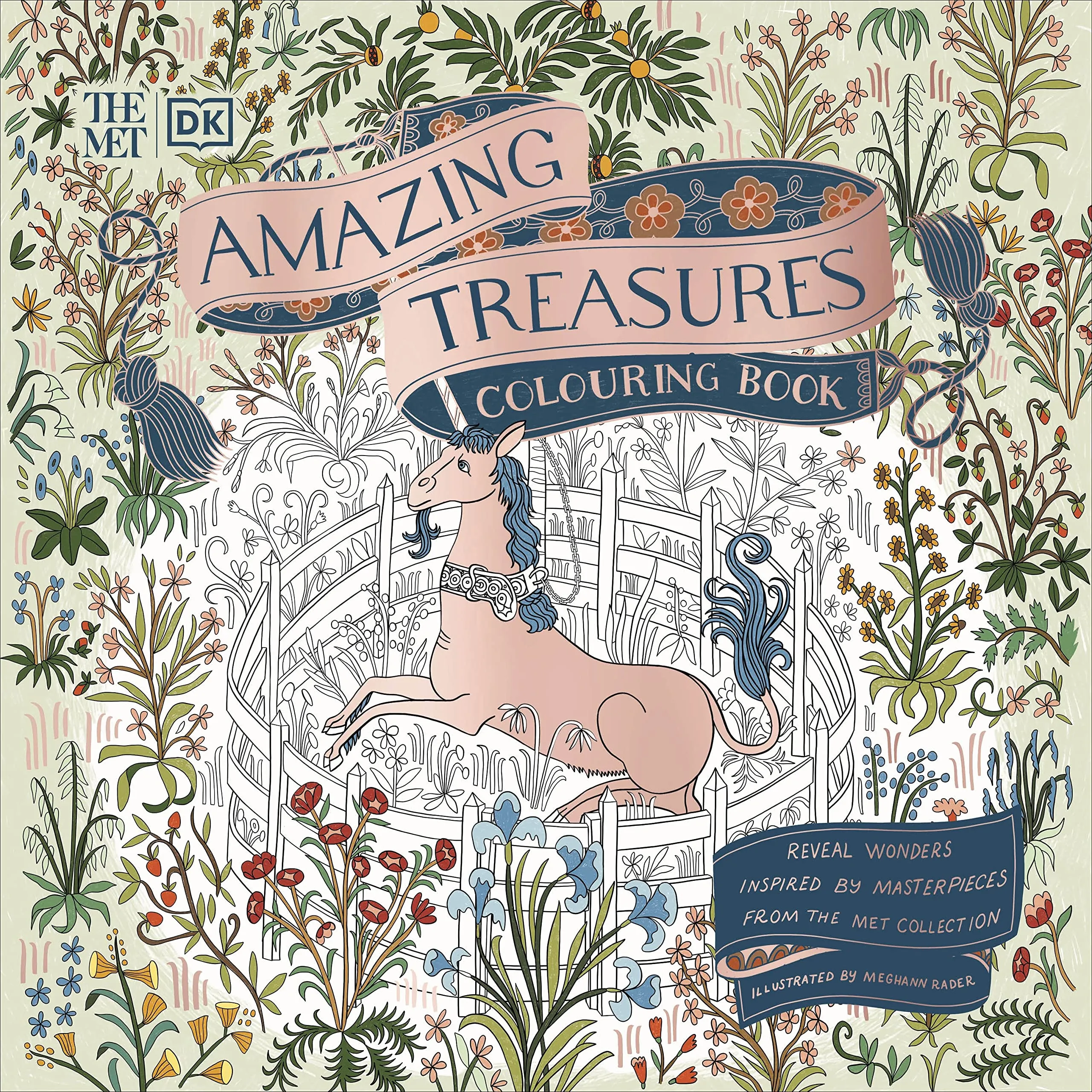 The Met Amazing Treasures Colouring Book: Reveal Wonders Inspired by Masterpieces from The Met Collection Paperback