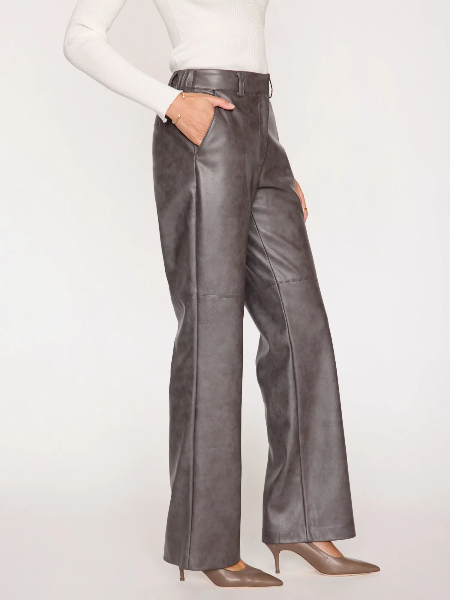 The Namari Vegan Leather Pant
