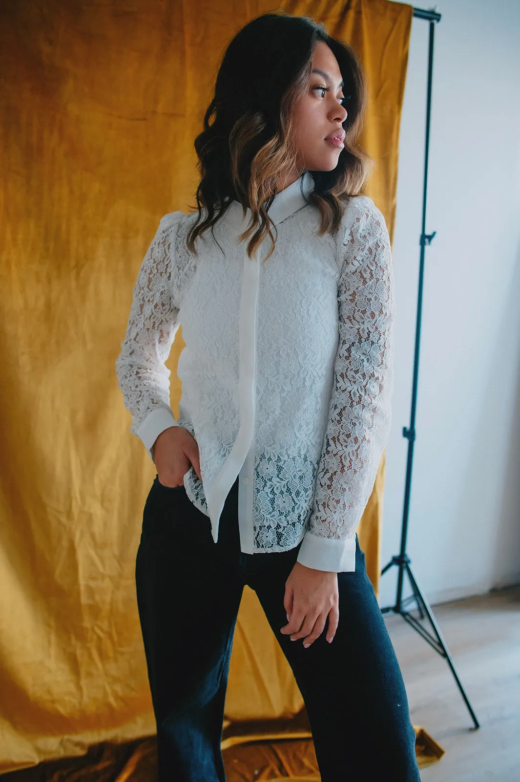 The Rennie Top by Heartloom - White