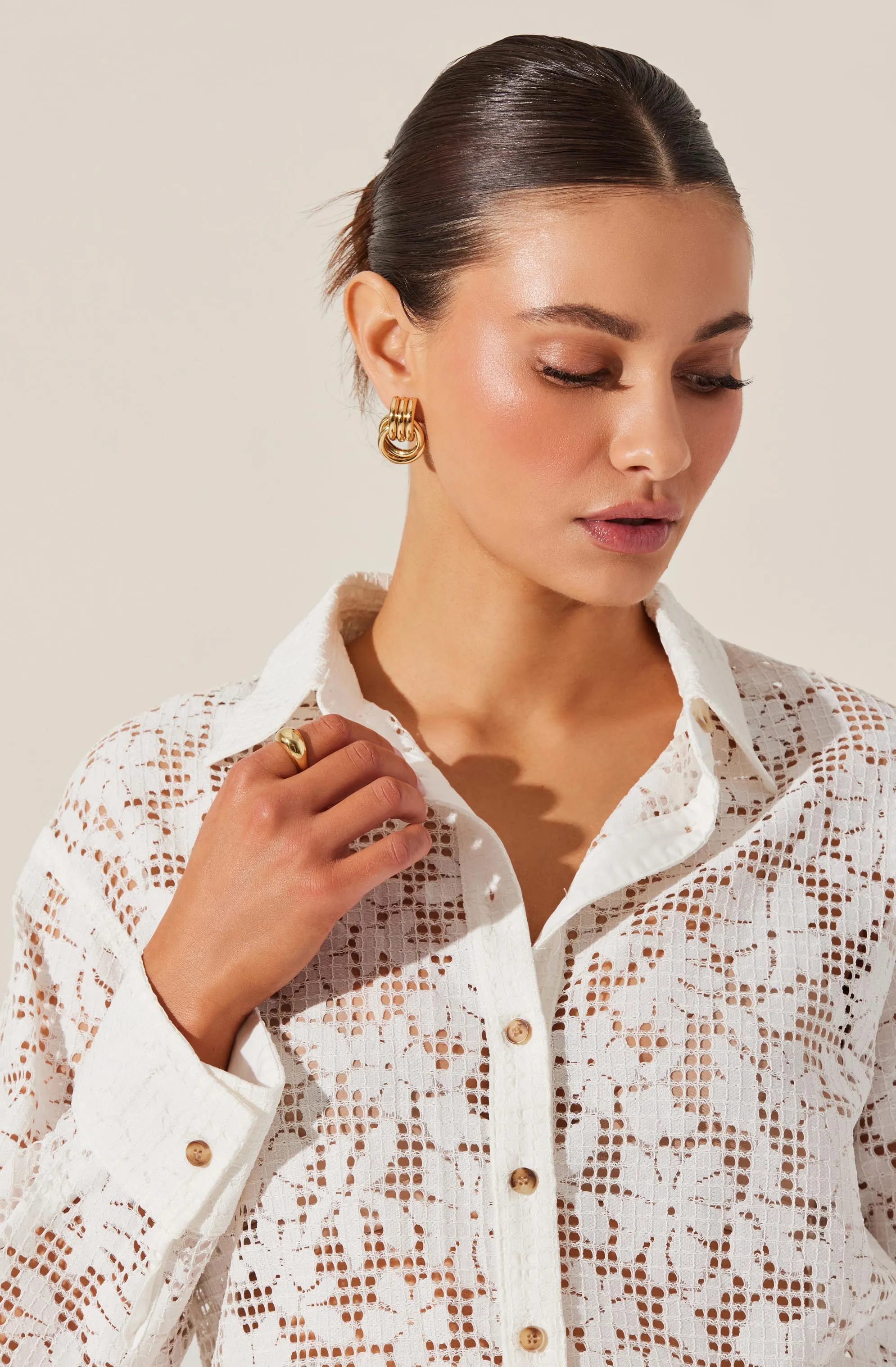 Tisa Floral Lace Top