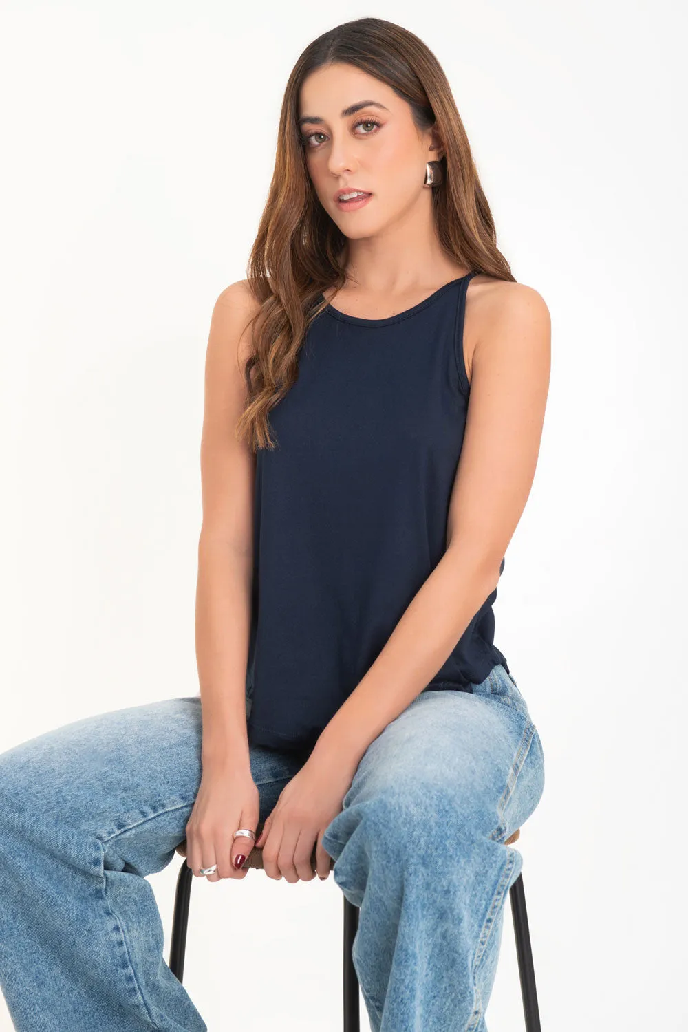 Top halter con tirantes