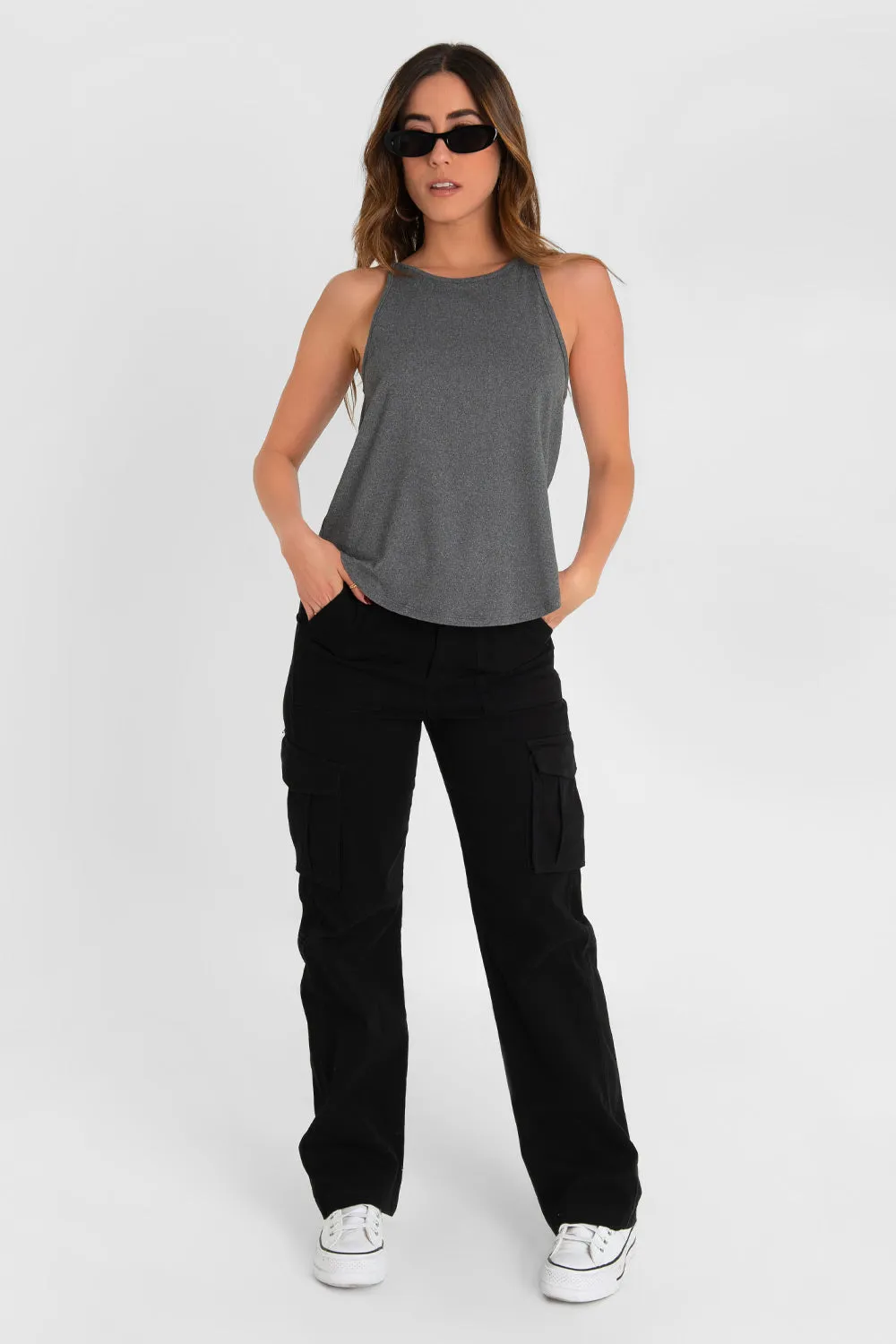 Top halter con tirantes
