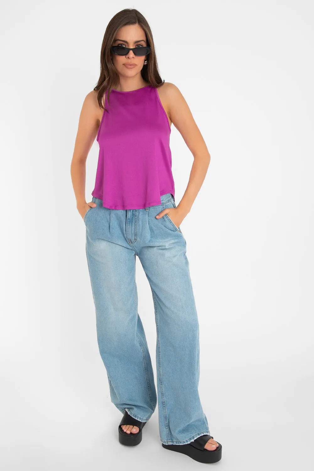 Top halter con tirantes