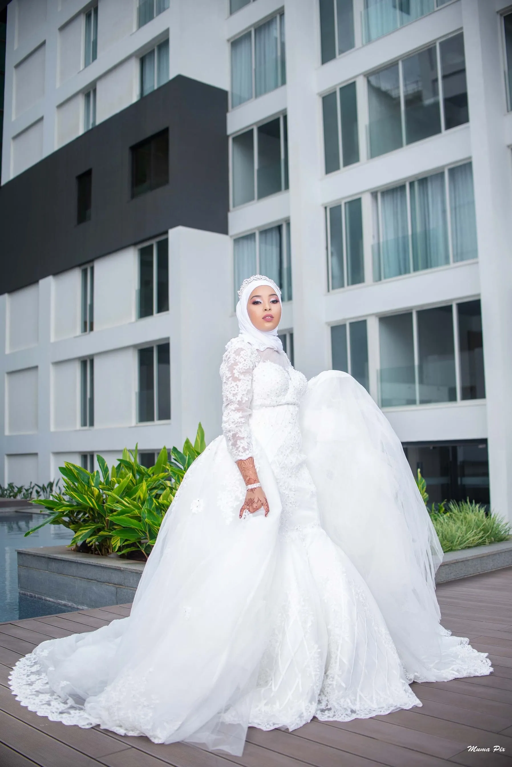 Two In One Mermaid Ball Wedding Gown