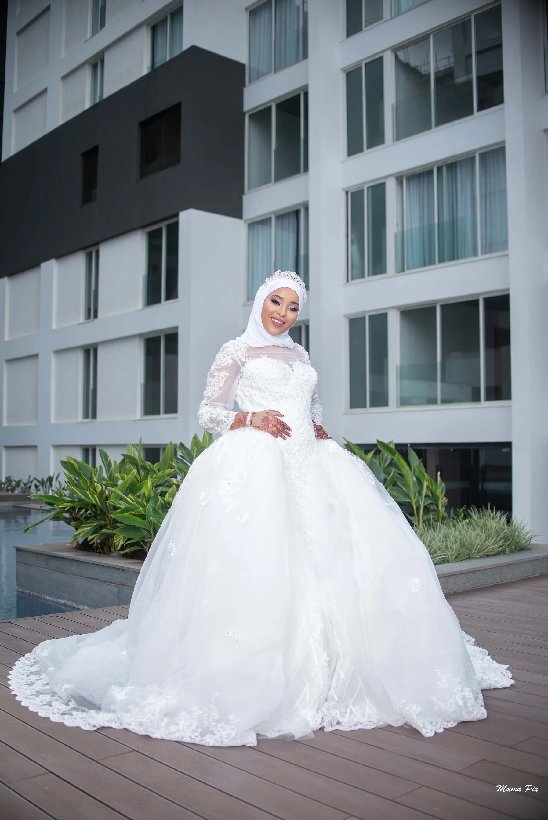 Two In One Mermaid Ball Wedding Gown