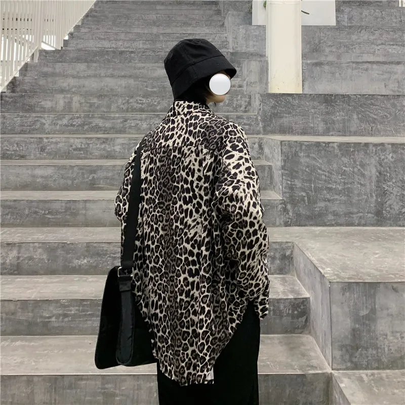 Unisex Leopard Print Shirt KF82298