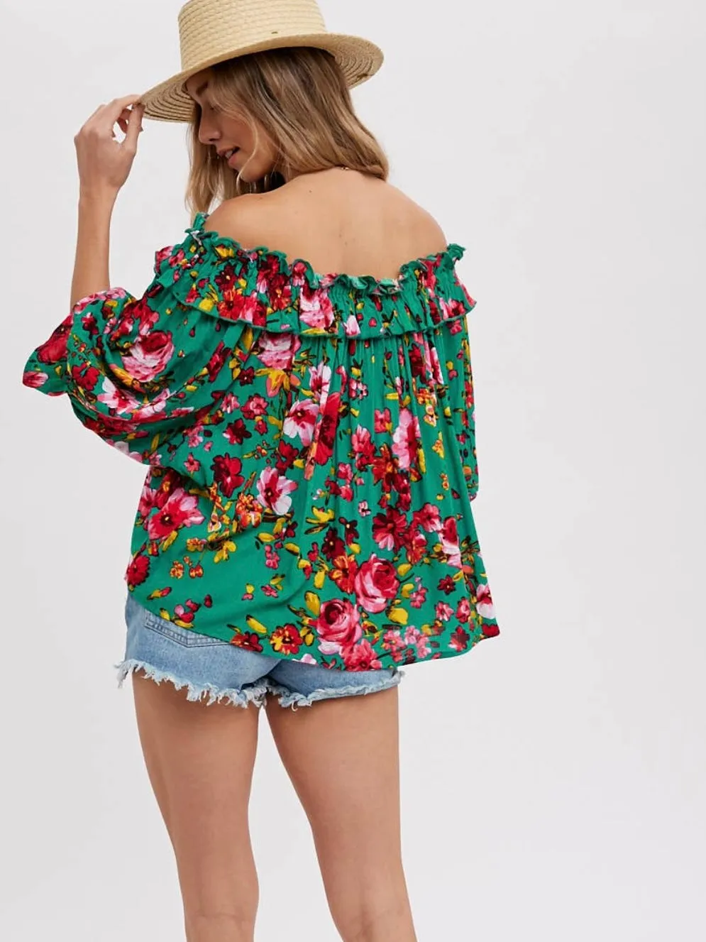 Vacay Vibes Top: Green