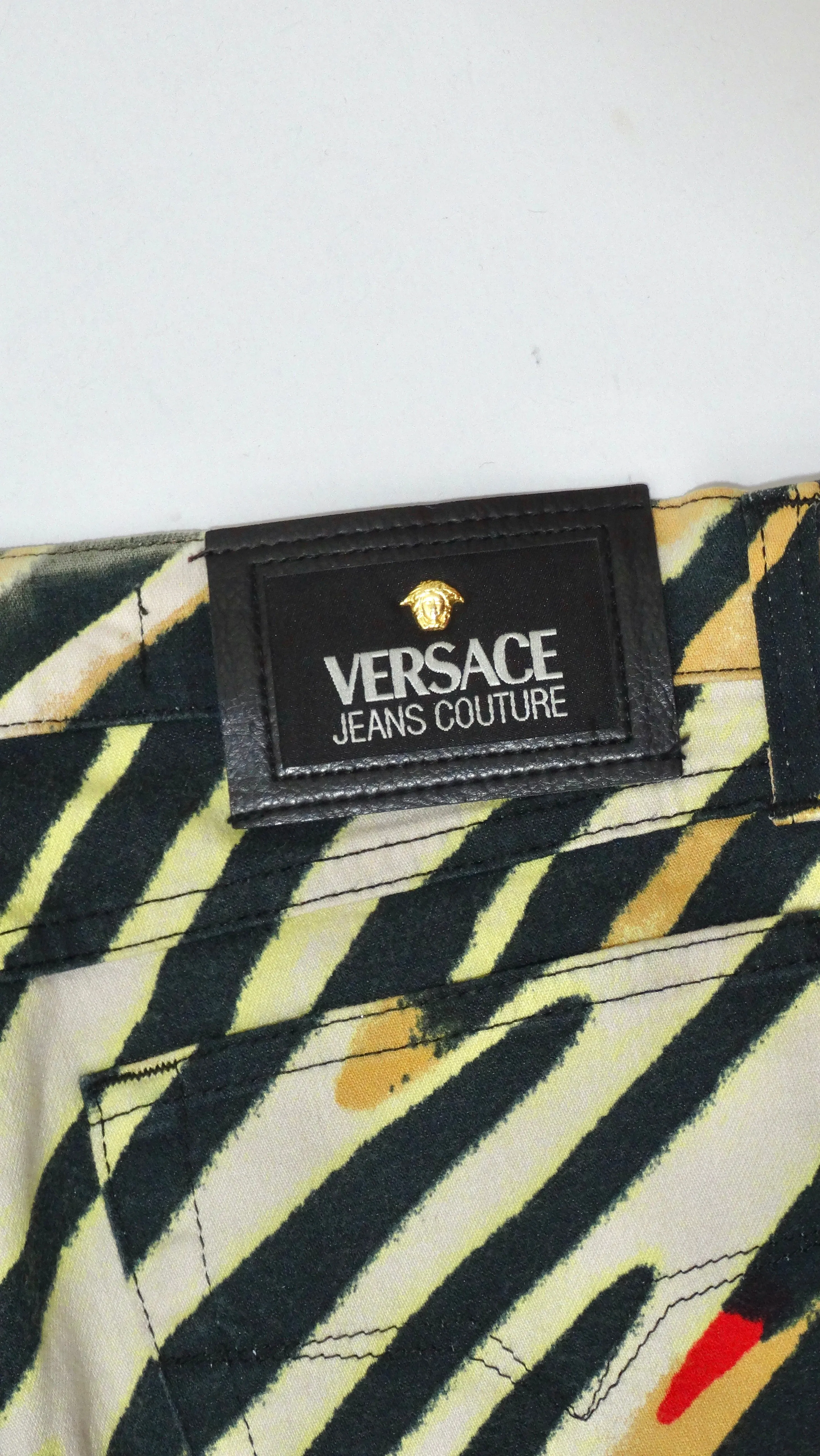 Versace Jeans Couture Floral & Animal Print Pants