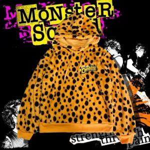 Vintage Leopard Plush Hooded   KF83345