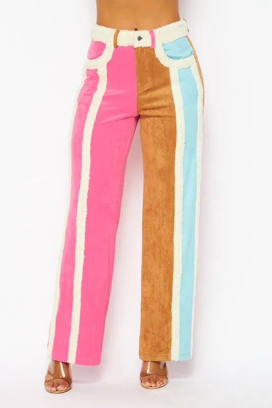 Viv Faux Suede Pants