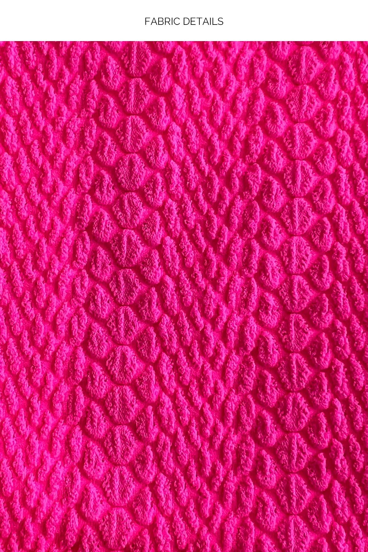 WAVY BABY - Triangle Halter Top & Seamless Full Ruched Back Bottom • Blazing Pink