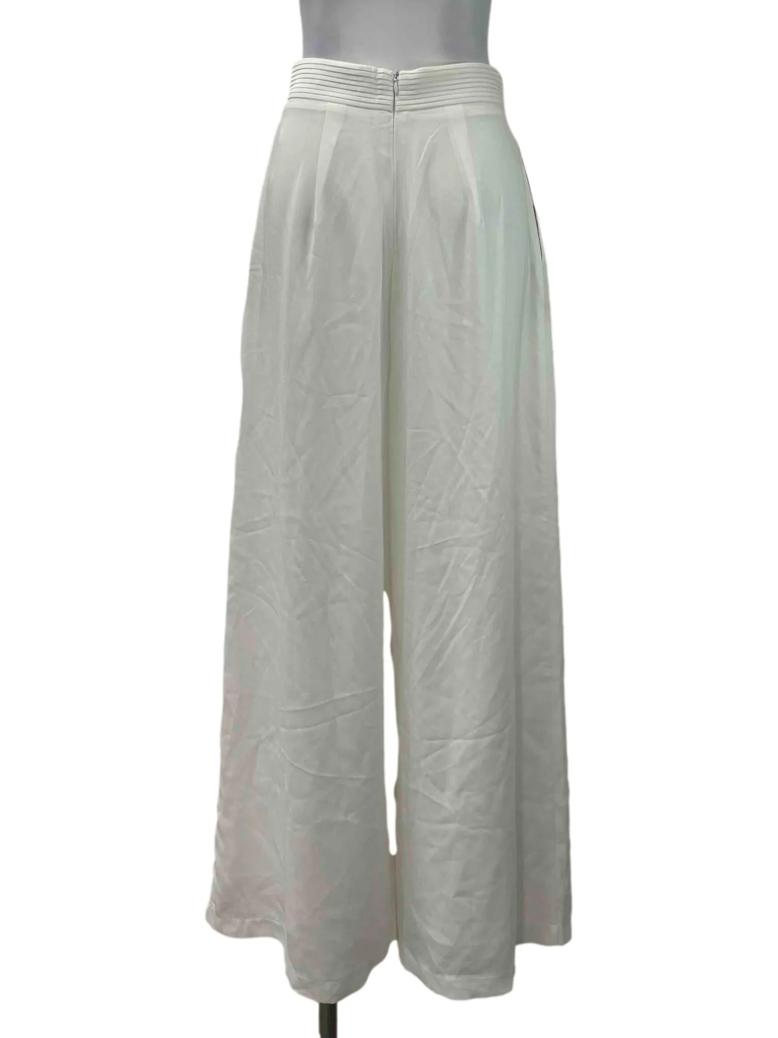 White Long Straight Pants