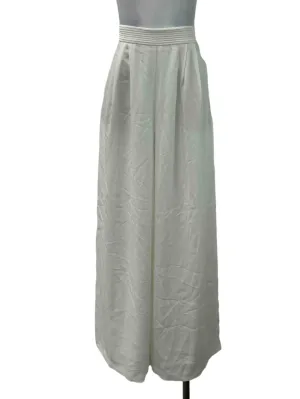White Long Straight Pants