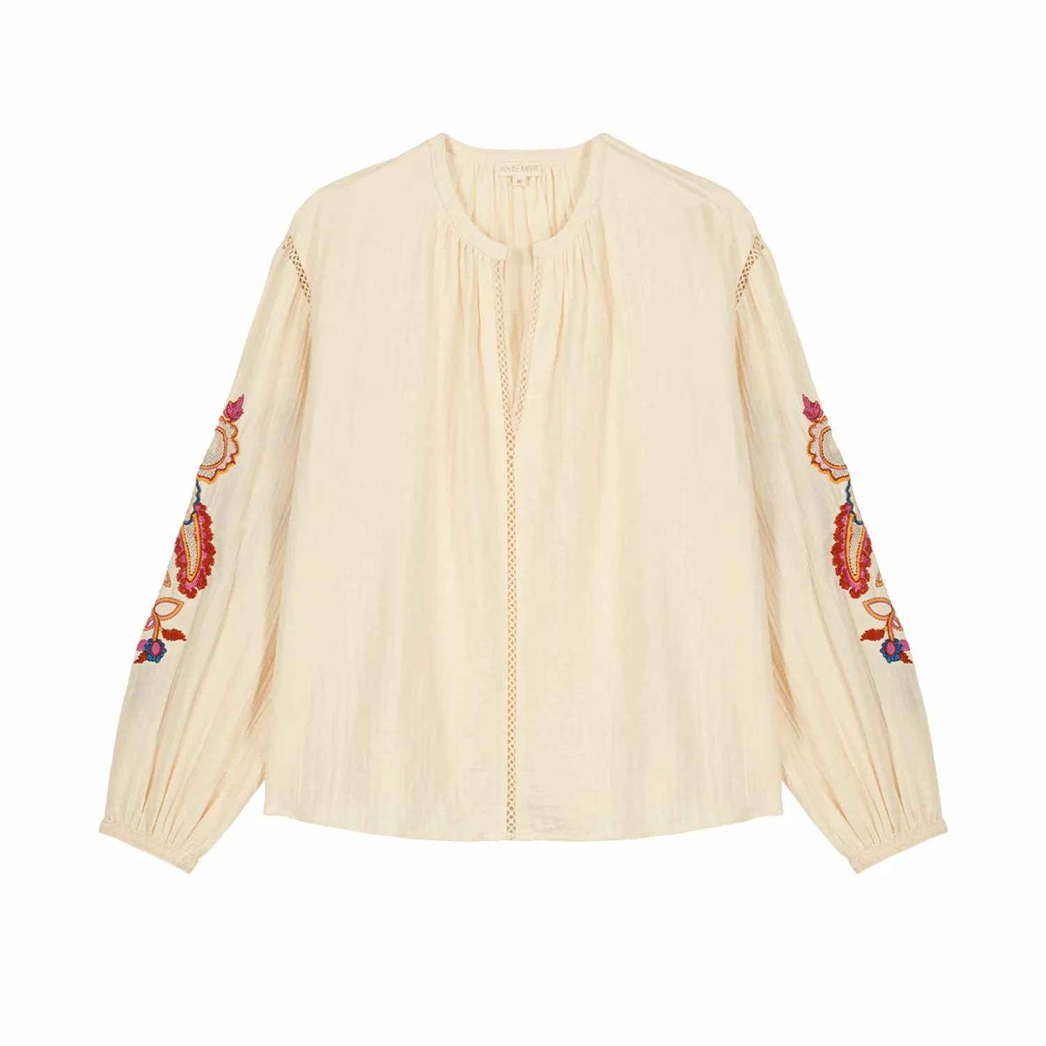 Women's Cotton Akania Blouse - Natural