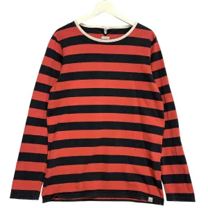 [XL] Visvim 14AW Border Crew L/S Tee Long Sleeve T-Shirt