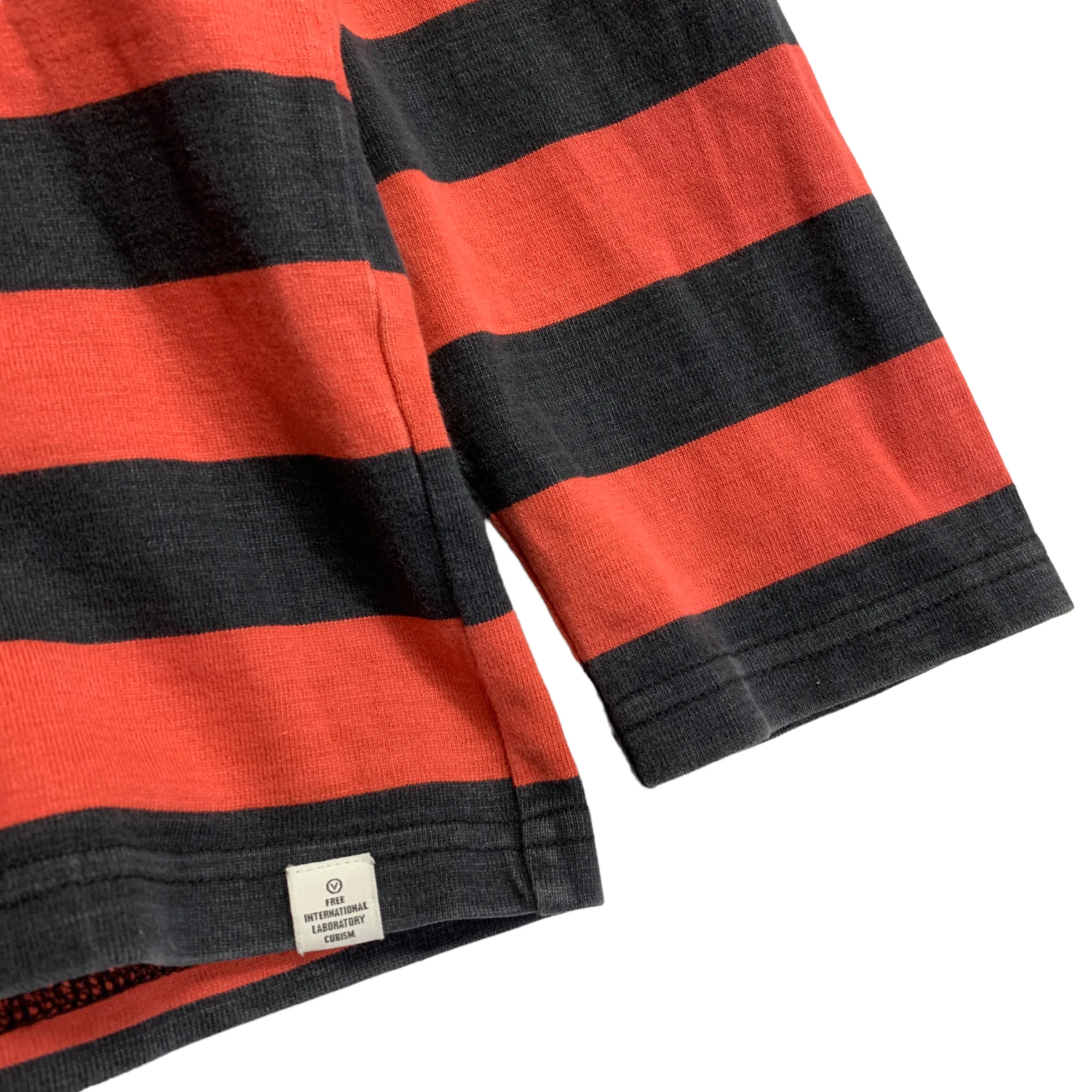[XL] Visvim 14AW Border Crew L/S Tee Long Sleeve T-Shirt