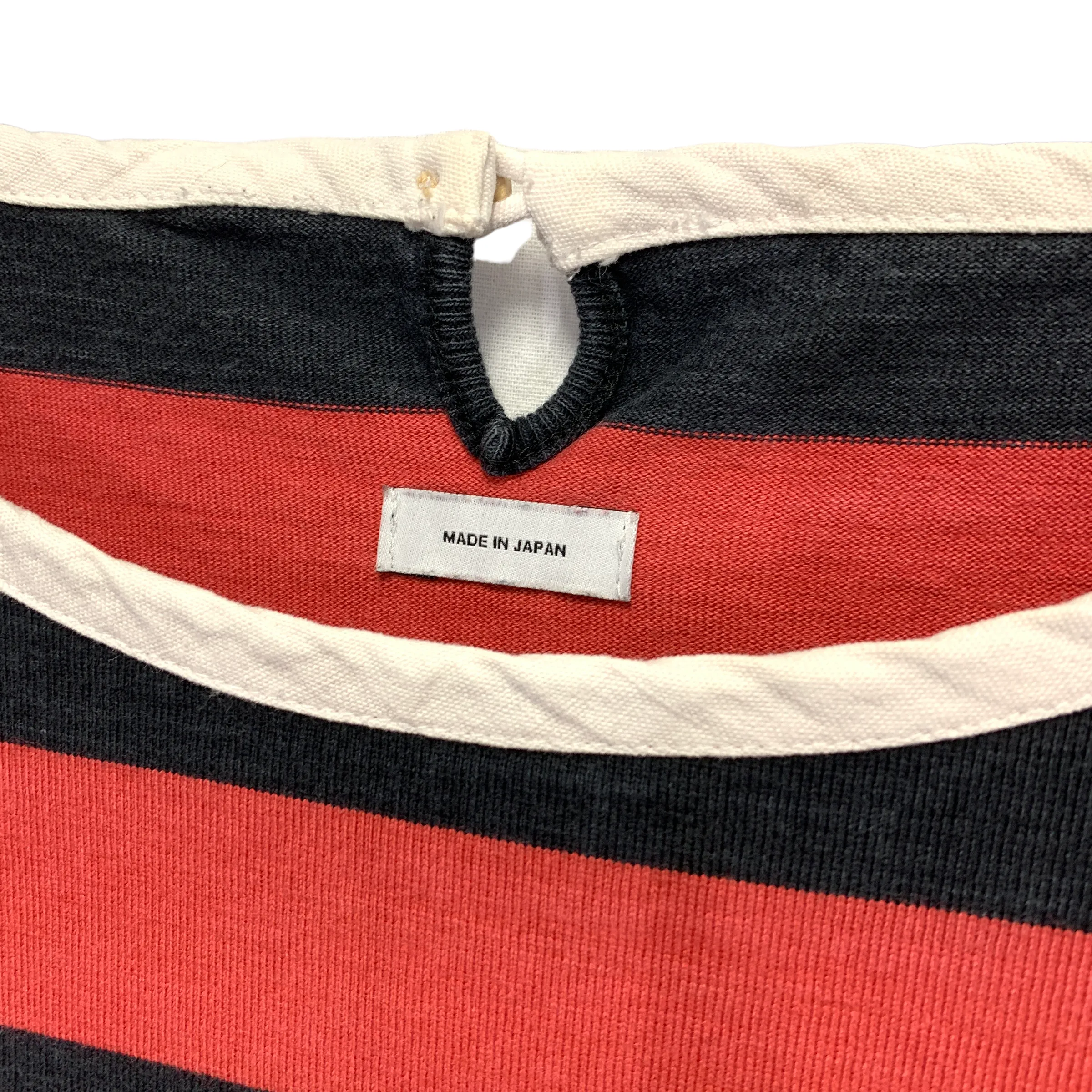 [XL] Visvim 14AW Border Crew L/S Tee Long Sleeve T-Shirt