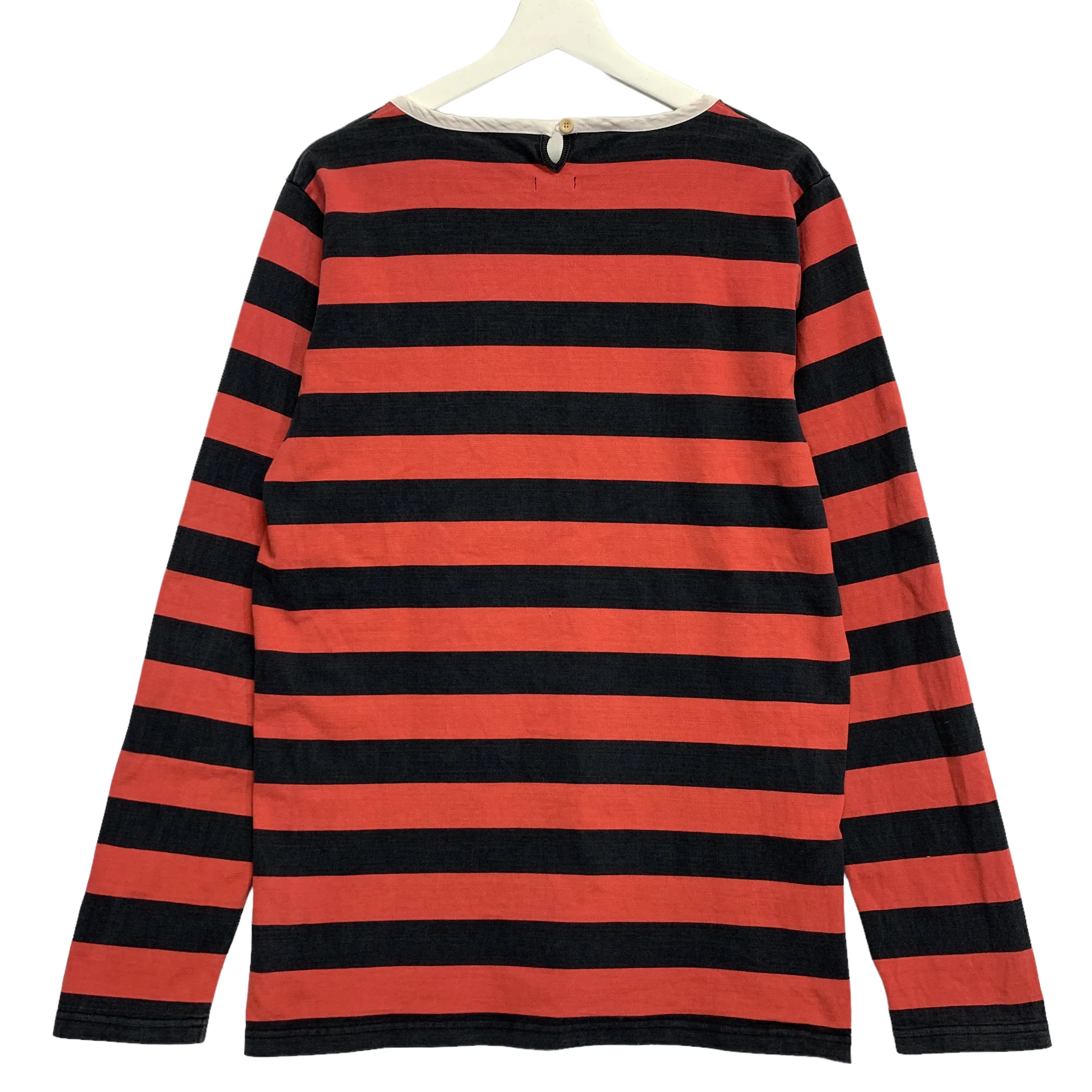 [XL] Visvim 14AW Border Crew L/S Tee Long Sleeve T-Shirt
