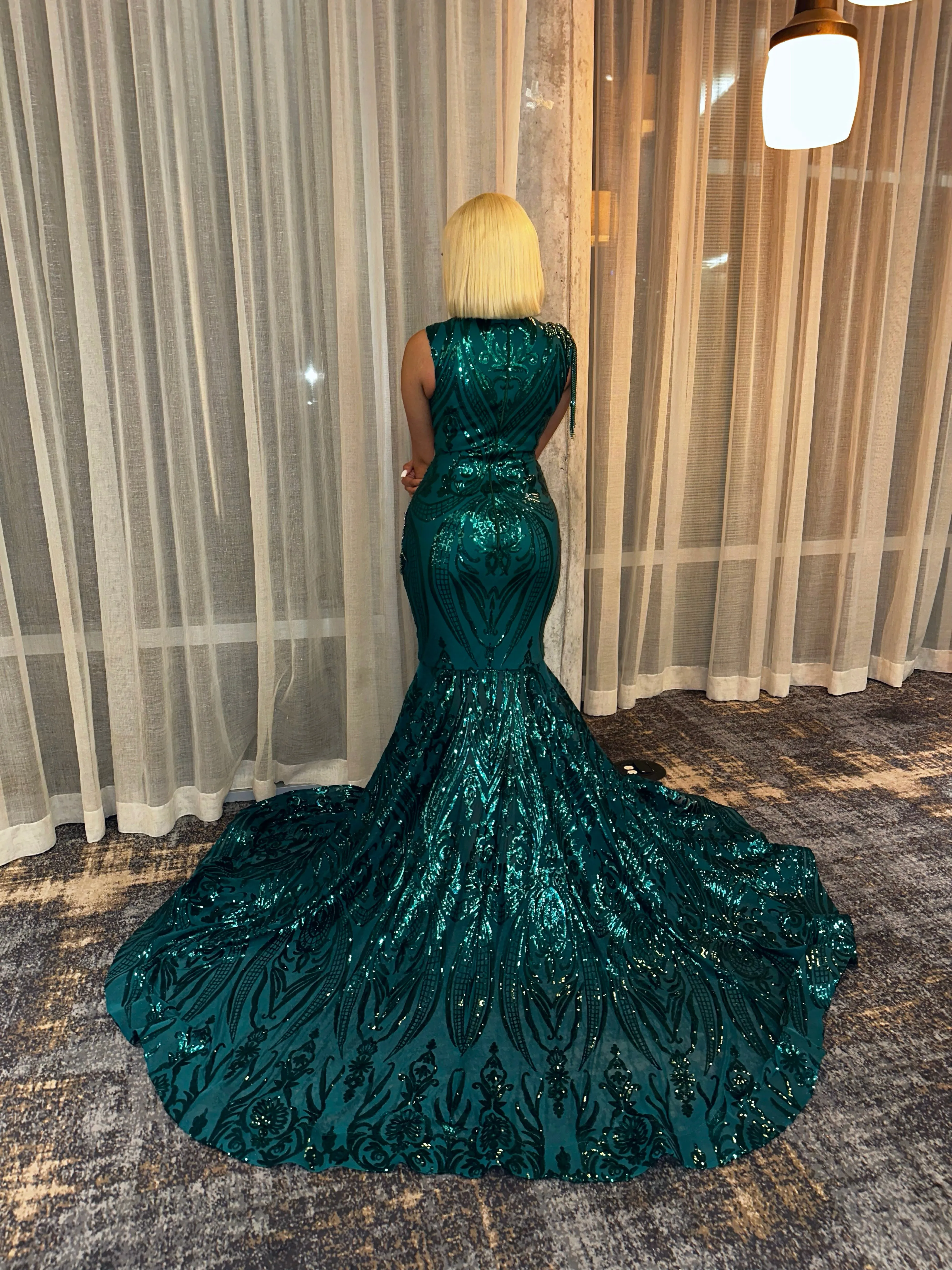 Zhane Gown 2.0 in Green