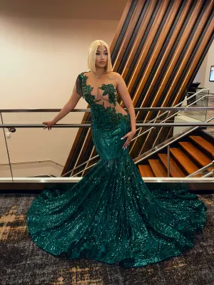 Zhane Gown 2.0 in Green