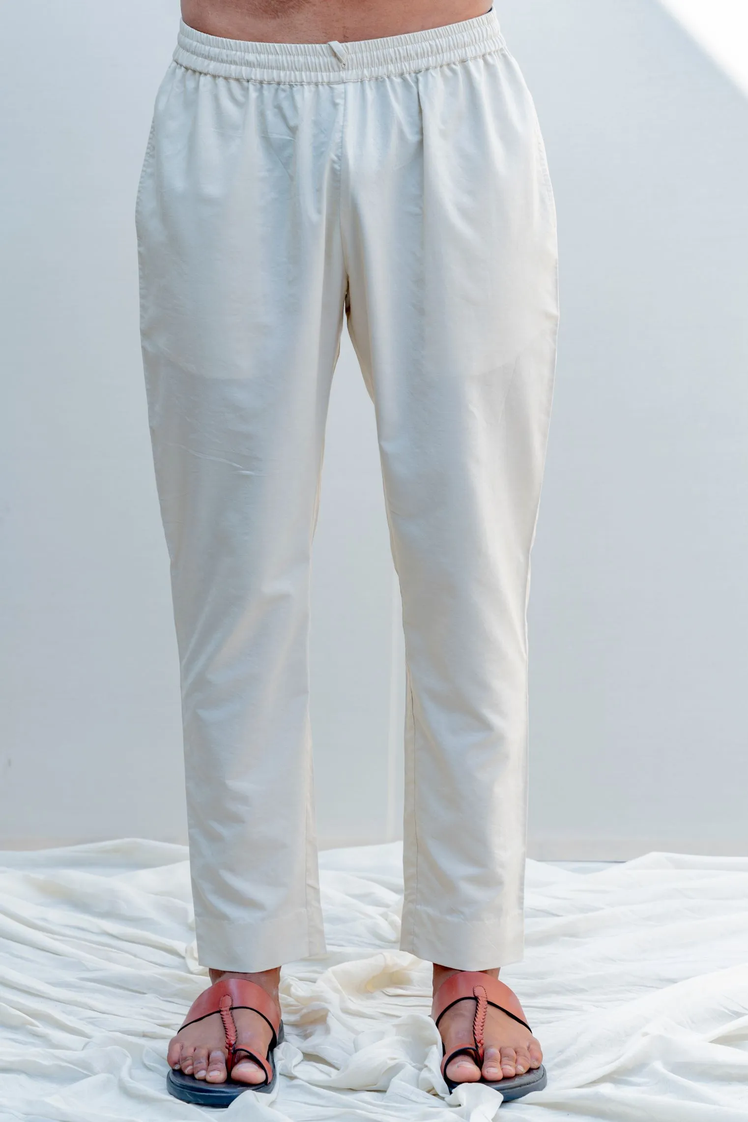 Zingaro- Off White Overlapped Cross Embroidered Jacket With Kurta Set