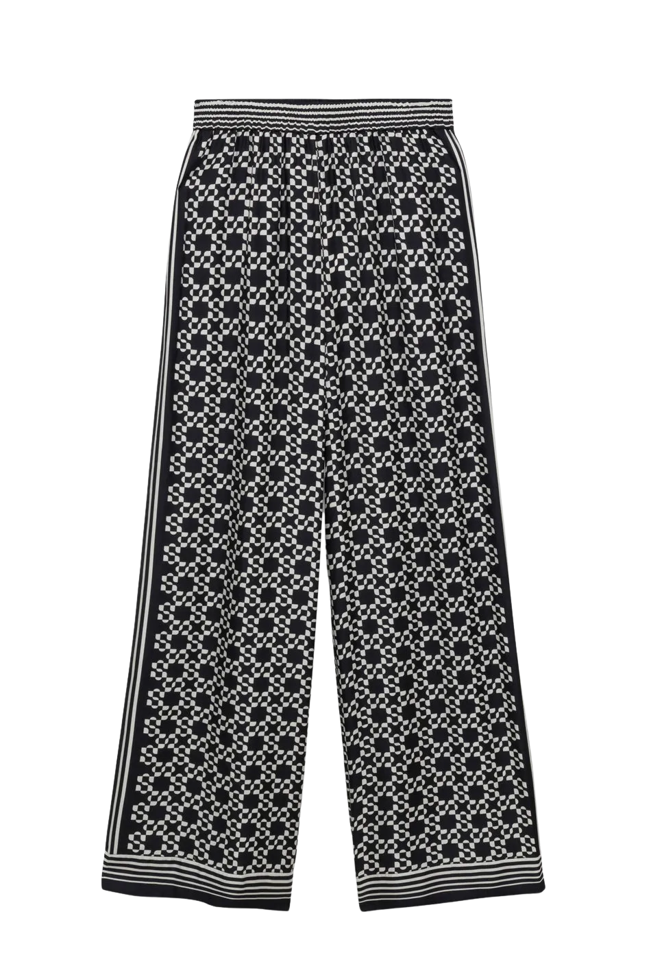 Zuna Straight Leg Pant in Black